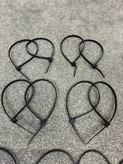 Ex Police Plastic Tactical Handcuffs Reusable Flexi Cuffs Key-Cuff x6 JOB LOT