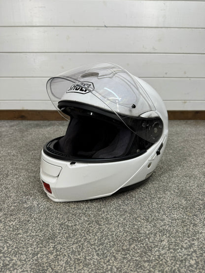 Ex Police Shoei Flip-Up Motorcycle Helmet - Medium