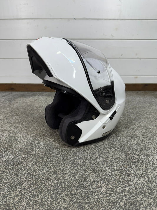 Ex Police Shoei Flip-Up Motorcycle Helmet - Medium