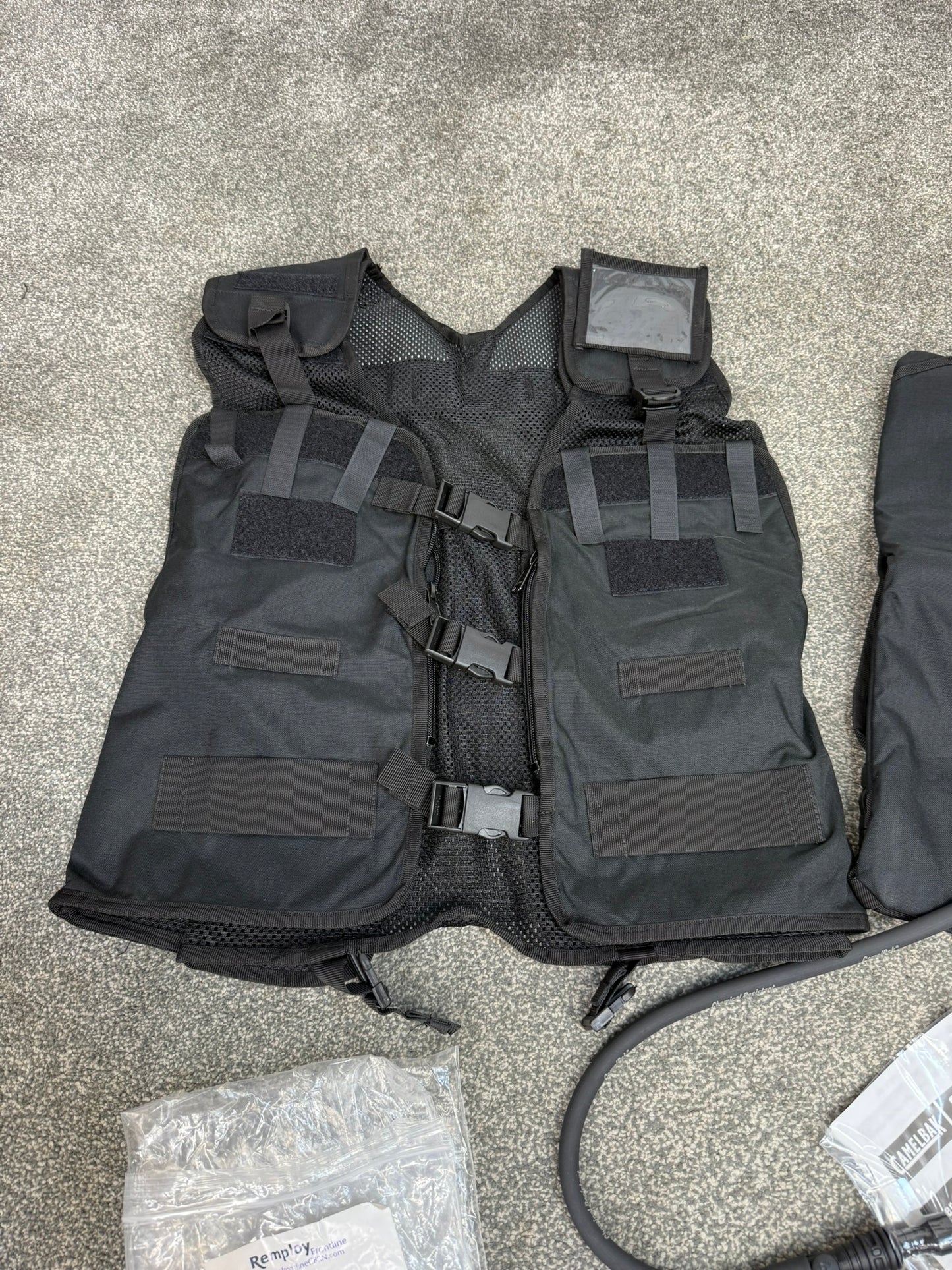 Remploy Frontline Hydration Vest Camelbak 3L CBRN & Mask Adapter MK2 Airsoft Police
