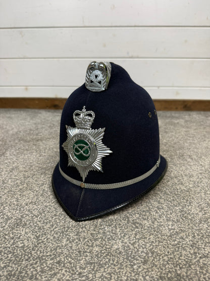 Vintage Staffordshire Police Coxcomb Bobby Helmet Obsolete Collector