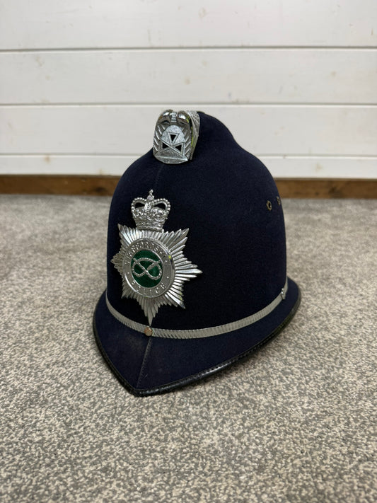 Vintage Staffordshire Police Coxcomb Bobby Helmet Obsolete Collector