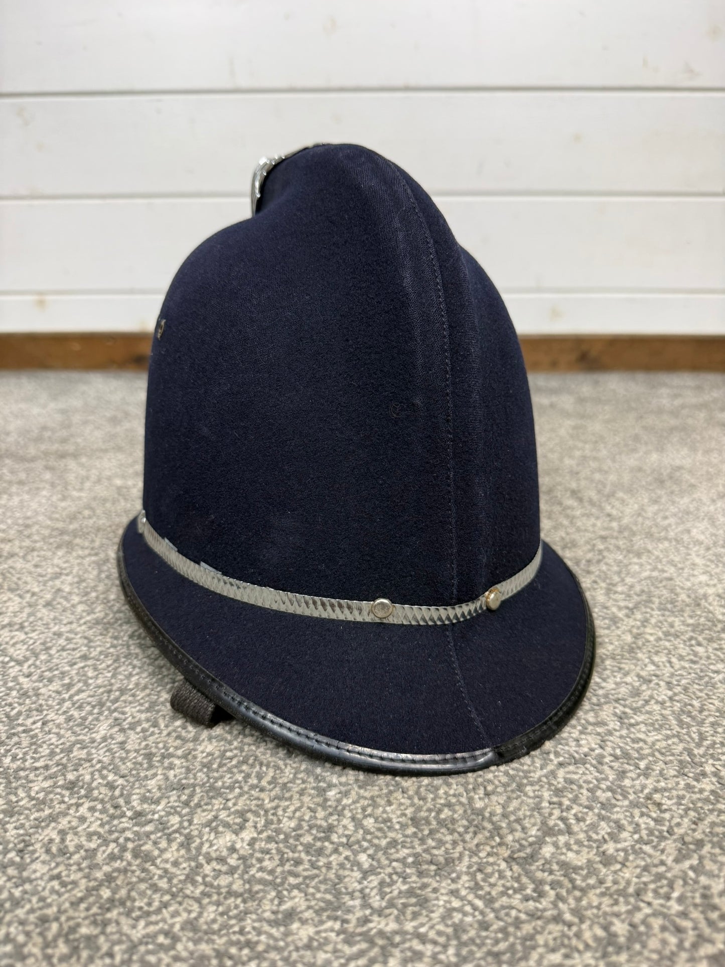 Vintage Staffordshire Police Coxcomb Bobby Helmet Obsolete Collector