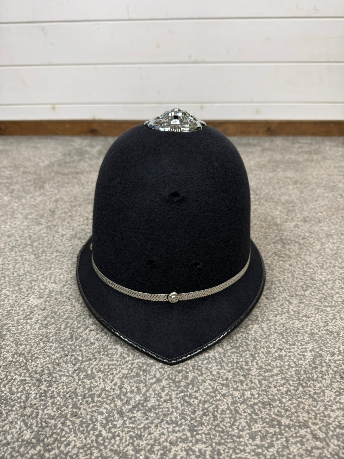 Ex Police Bobby Custodian Helmet Rose Top 63cm Collector Police Display