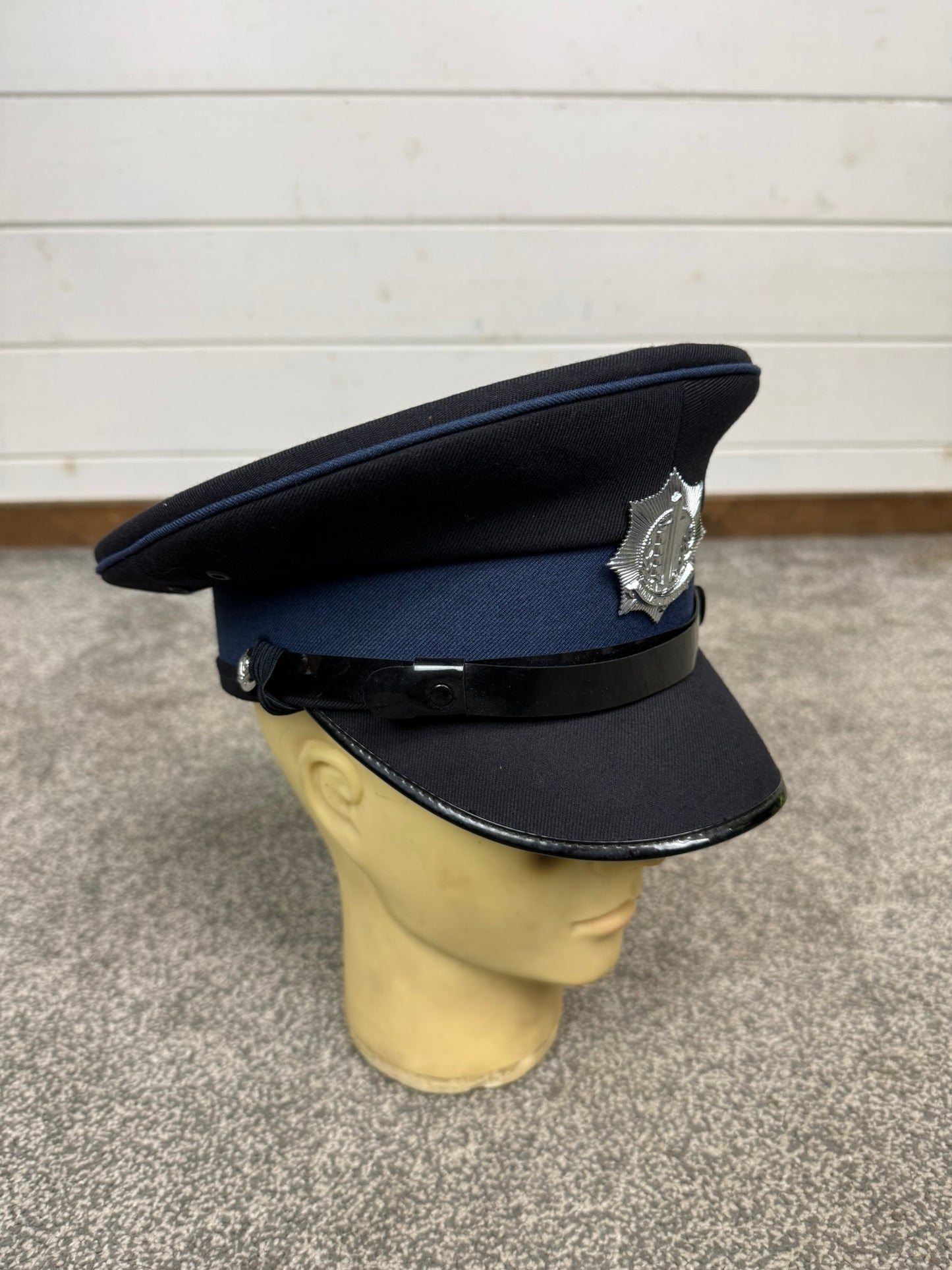 Dutch Netherlands Police Cap - Vintage Obsolete Collector Memorabilia