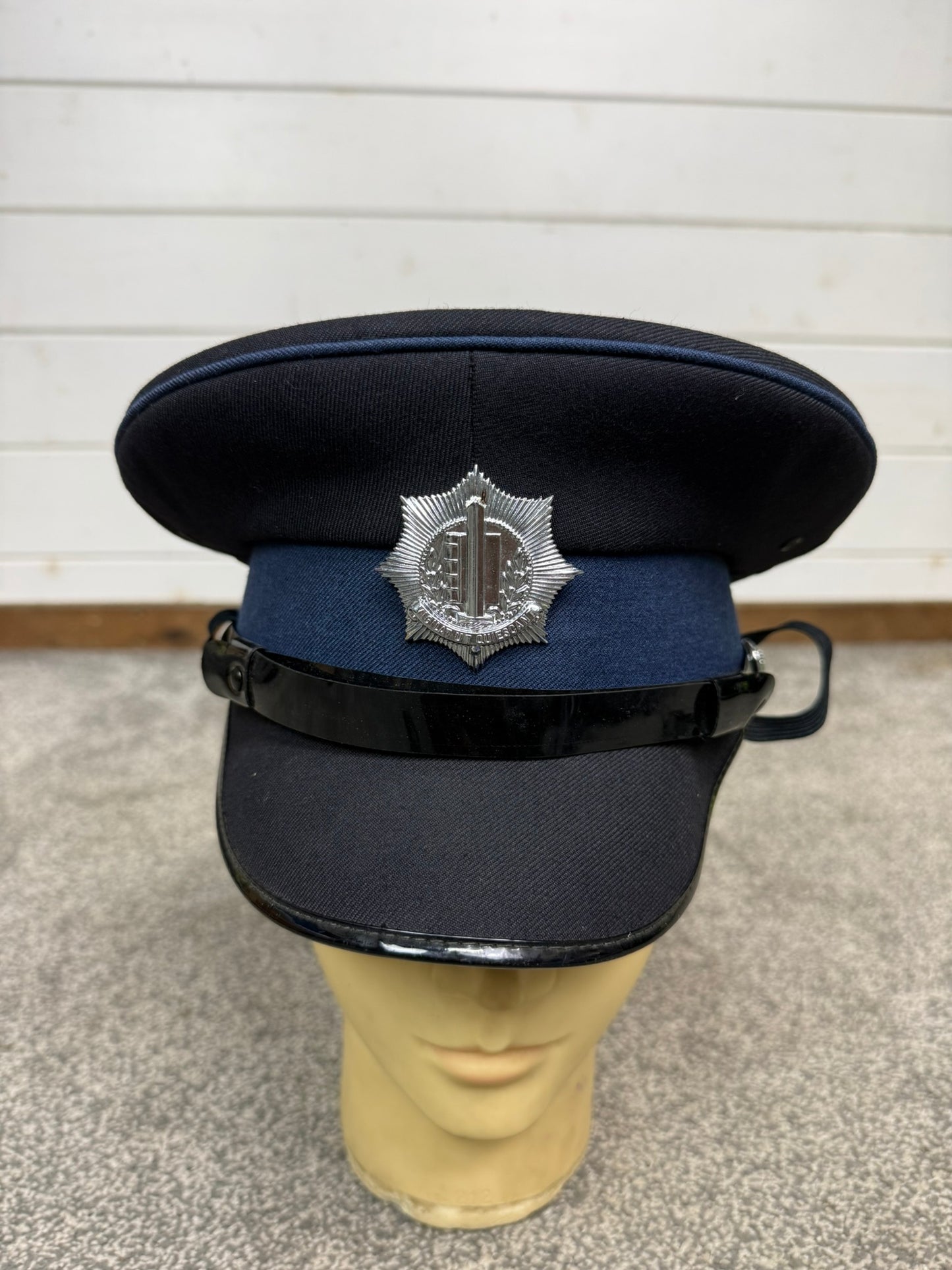 Dutch Netherlands Police Cap - Vintage Obsolete Collector Memorabilia