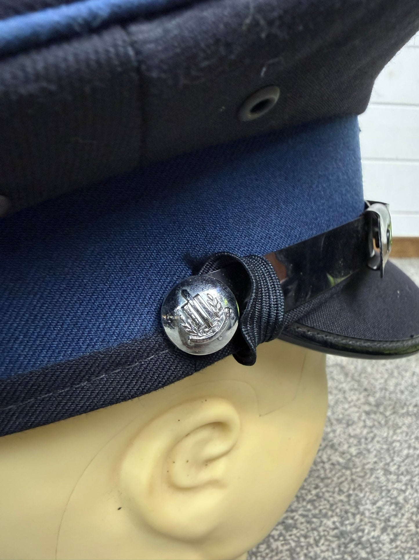Dutch Netherlands Police Cap - Vintage Obsolete Collector Memorabilia