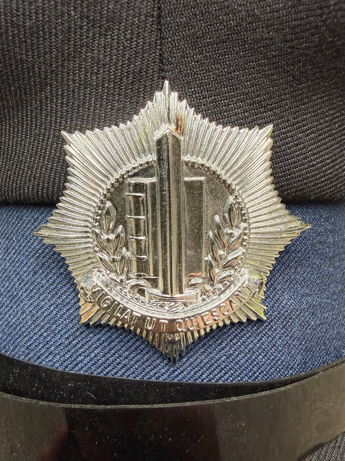 Dutch Netherlands Police Cap - Vintage Obsolete Collector Memorabilia