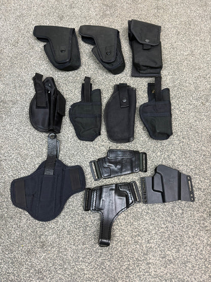 Ex Police Taser Glock Holster Job Lot x11 Airsoft Film / Tv Uniform Prop