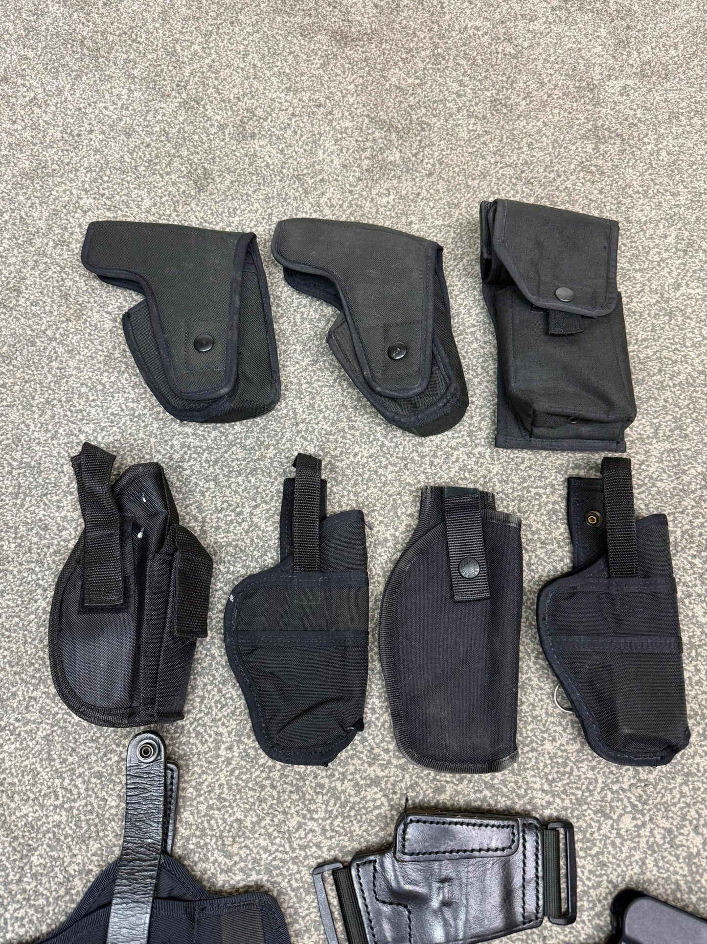 Ex Police Taser Glock Holster Job Lot x11 Airsoft Film / Tv Uniform Prop