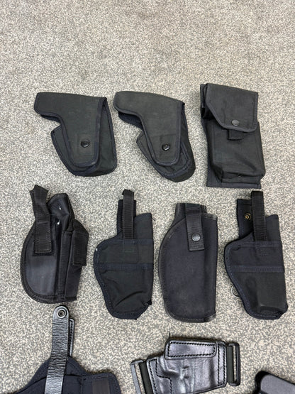 Ex Police Taser Glock Holster Job Lot x11 Airsoft Film / Tv Uniform Prop