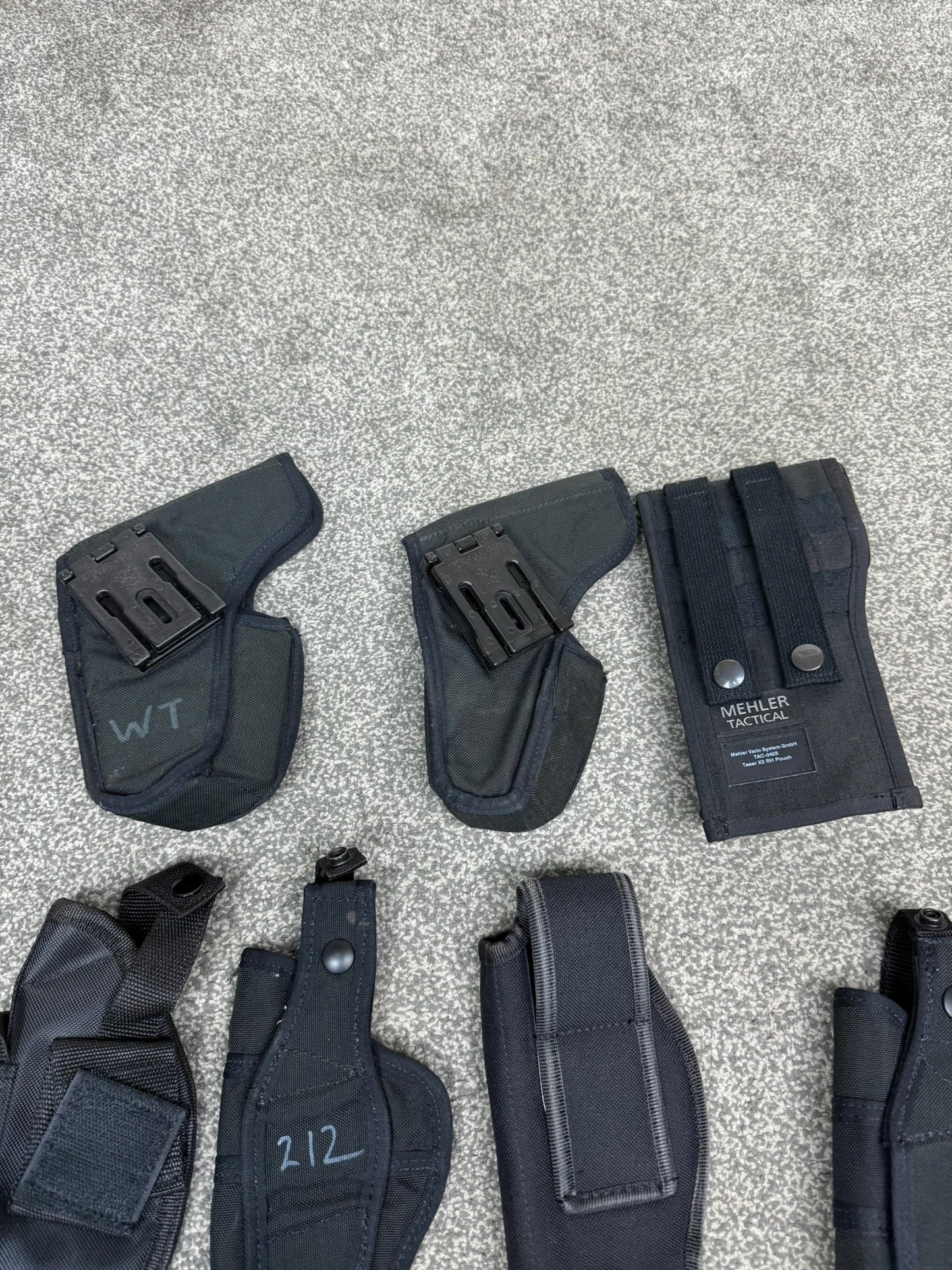 Ex Police Taser Glock Holster Job Lot x11 Airsoft Film / Tv Uniform Prop