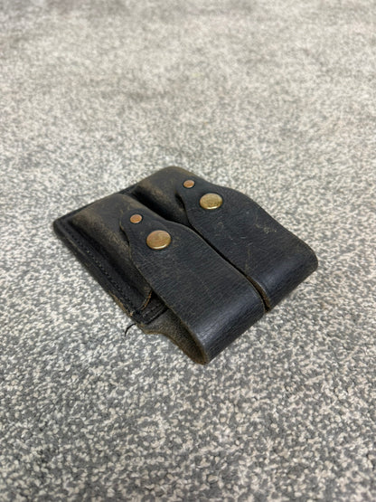 Ex Police PWL Glock Double Mag Leather Belt Pouch Airsoft Display