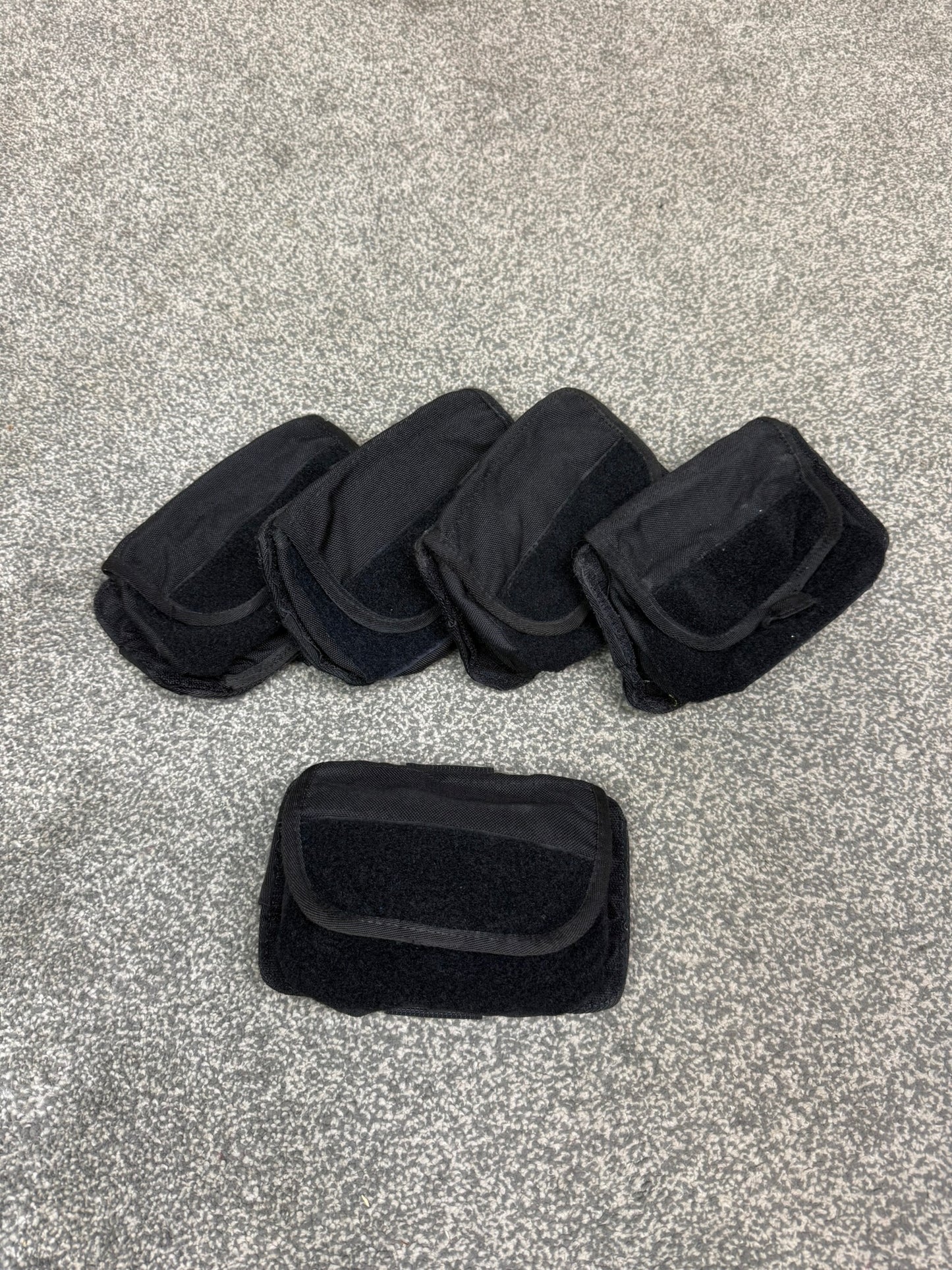 Ex Police Utility Pouch x5 Hook & Loop Vest Bag Attachment