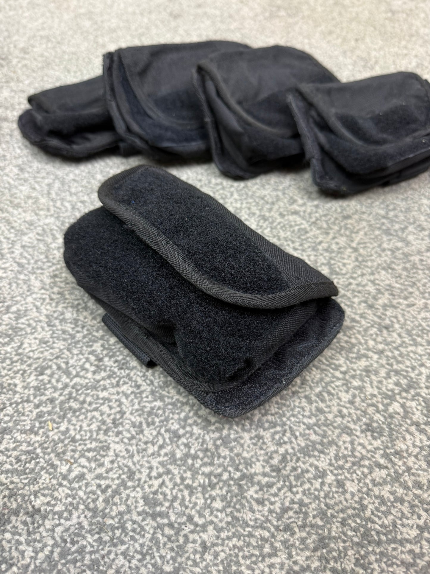 Ex Police Utility Pouch x5 Hook & Loop Vest Bag Attachment