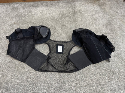 Ex Police Public Order Riot Shoulder Guards Vest XXS/XS Security