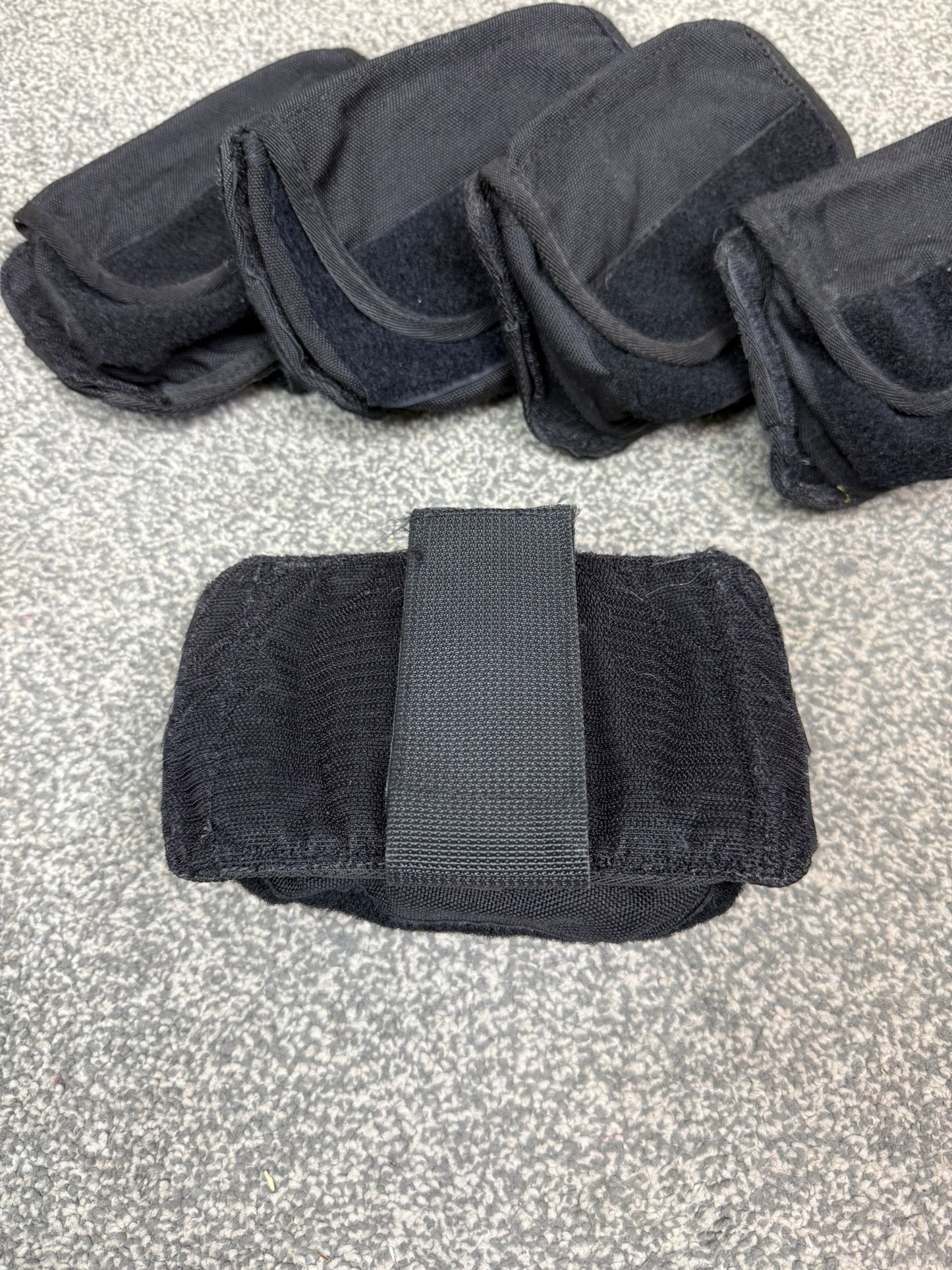 Ex Police Utility Pouch x5 Hook & Loop Vest Bag Attachment