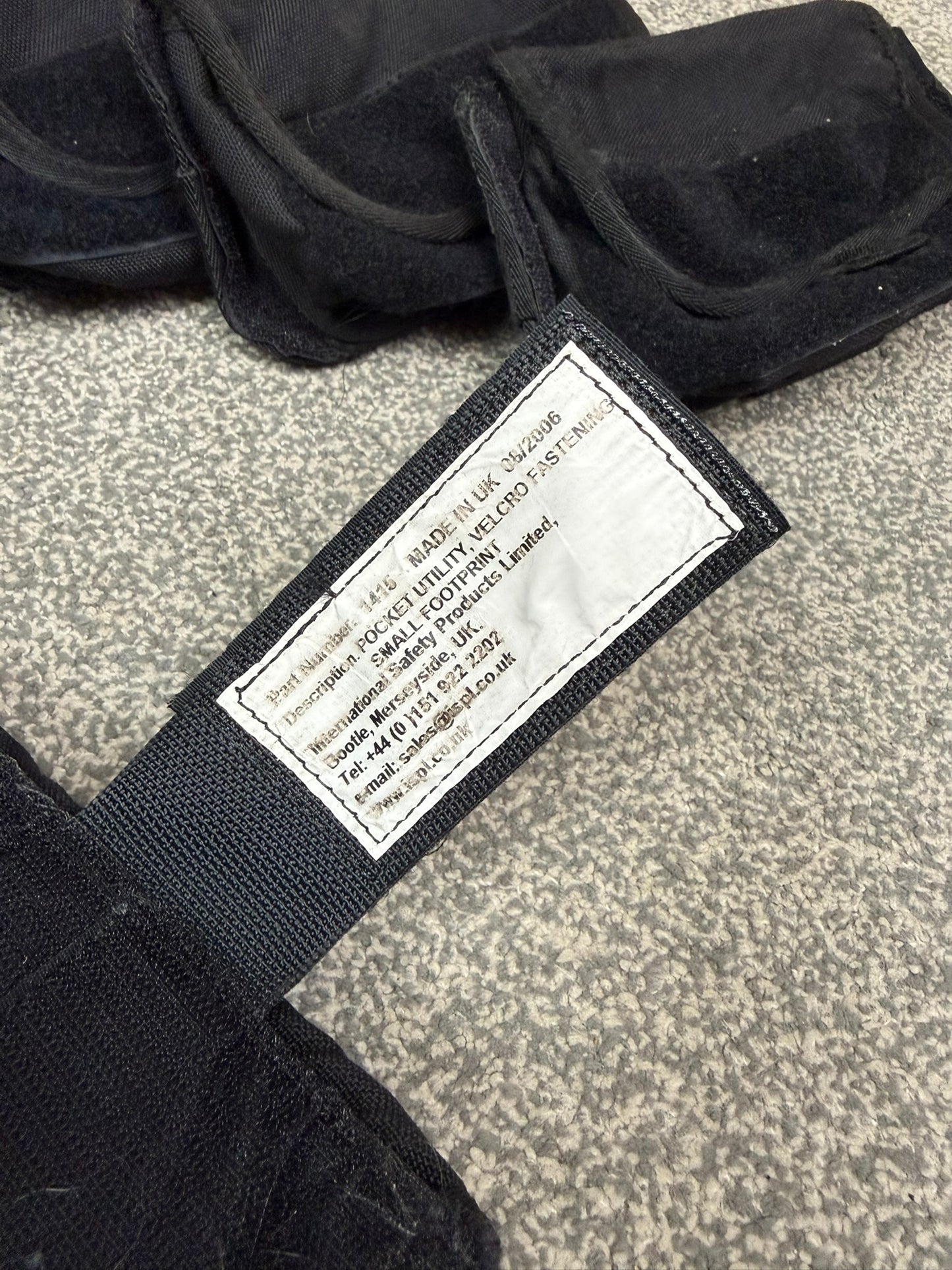 Ex Police Utility Pouch x5 Hook & Loop Vest Bag Attachment
