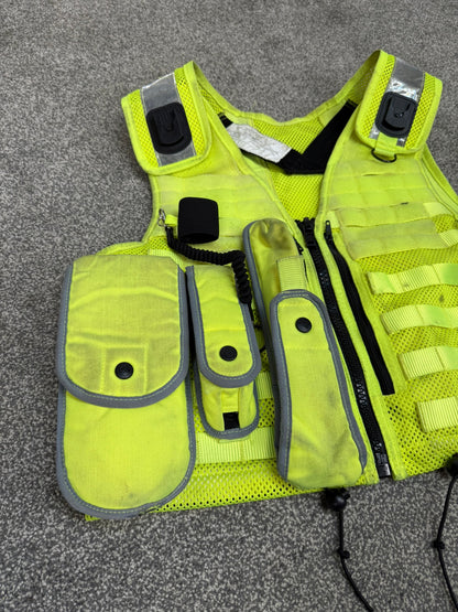 Ex Police Safariland Molle Vest Hi-Vis Tactical Utility Security Airsoft Vest