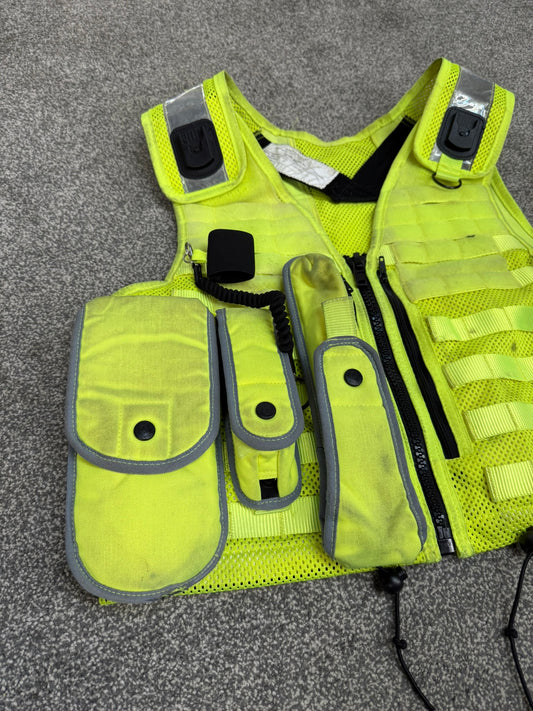 Ex Police Safariland Molle Vest Hi-Vis Tactical Utility Security Airsoft Vest