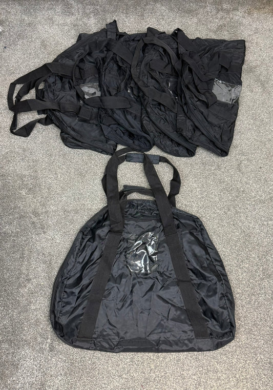 Ex Police Black Body Armour Bag x5 Storage Transport Security Airsoft Kit Bag