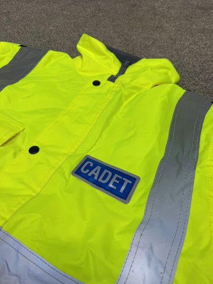 Ex Police Cadet Hi Vis Bomber Jacket Reflective Coat Uniform Patrol