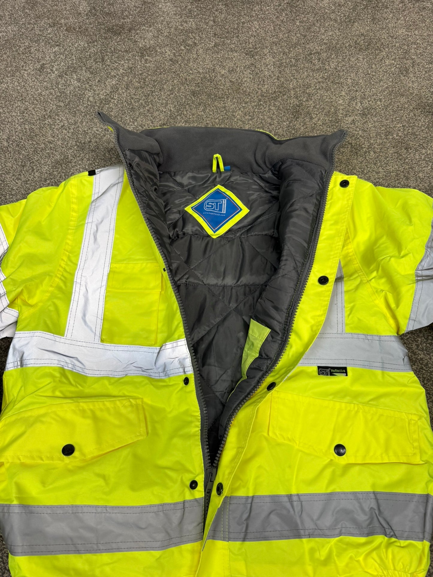 Ex Police Cadet Hi Vis Bomber Jacket Reflective Coat Uniform Patrol