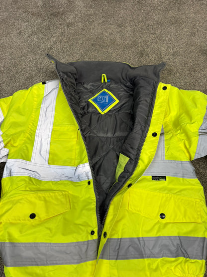 Ex Police Cadet Hi Vis Bomber Jacket Reflective Coat Uniform Patrol