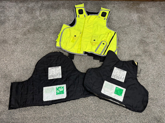 Ex Police Highmark Body Armour Vest XL Anti Stab & Ballistic HG1A & KR1 Security