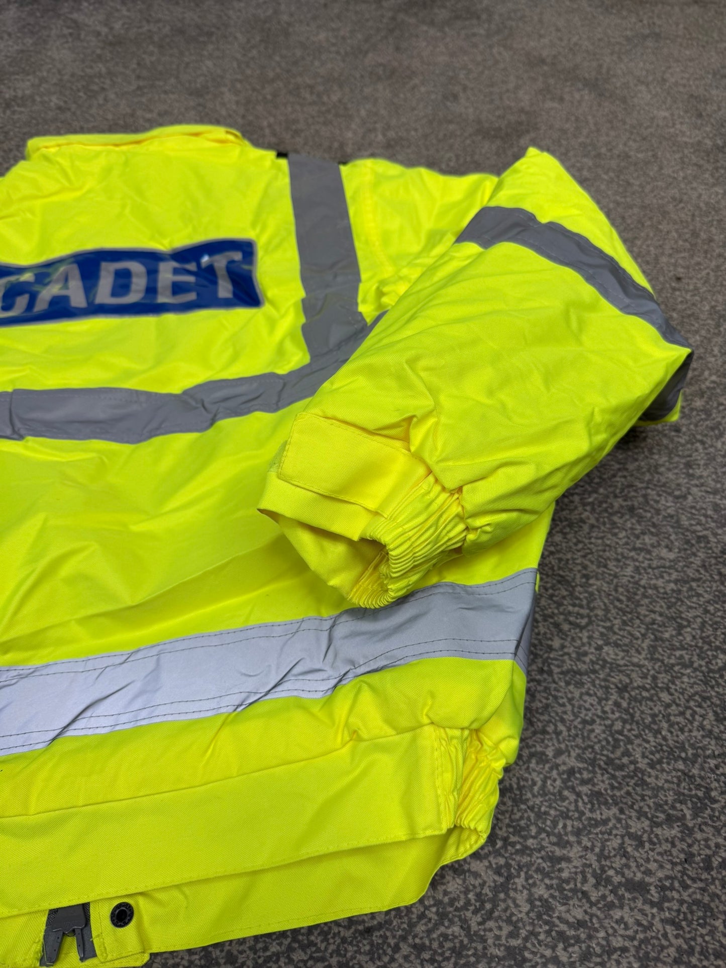Ex Police Cadet Hi Vis Bomber Jacket Reflective Coat Uniform Patrol