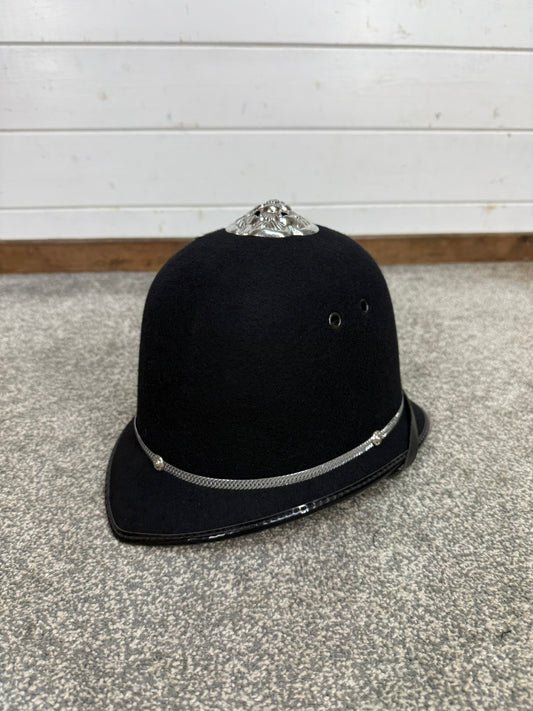 Ex Police Bobby Custodian Helmet Rose Top 58cm Collector Display