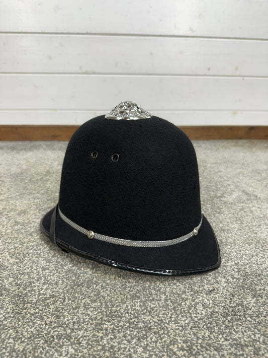 Ex Police Bobby Custodian Helmet Rose Top 58cm Collector Display