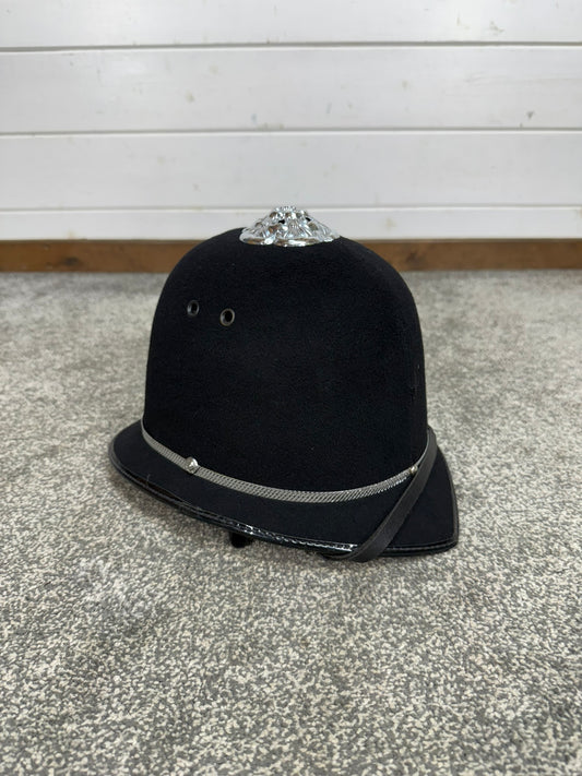 Ex Police Bobby Custodian Helmet Rose Top 58cm Collector Display Fancy Dress