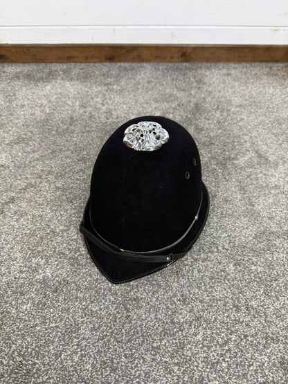 Ex Police Bobby Custodian Helmet Rose Top 58cm Collector Display Fancy Dress