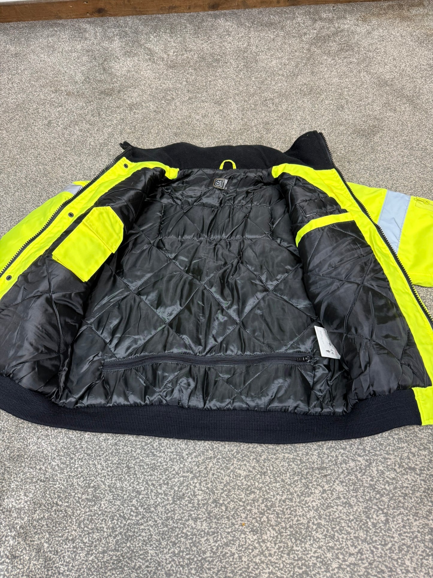 Ex Police Cadet Hi Vis Bomber Jacket Reflective Coat Uniform Patrol