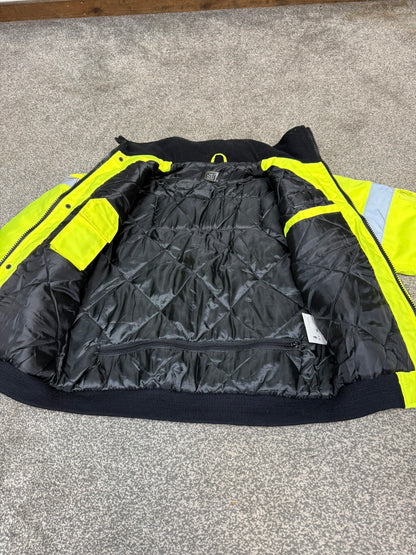 Ex Police Cadet Hi Vis Bomber Jacket Reflective Coat Uniform Patrol