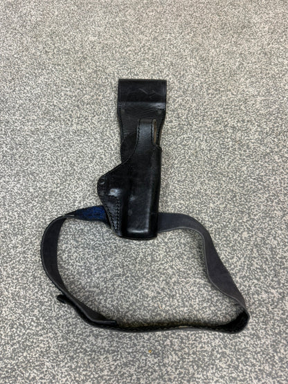 Ex Police PWL Glock 17 Leather Drop Leg Holster Airsoft Display