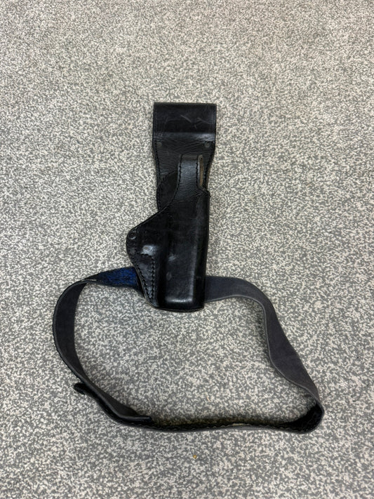 Ex Police PWL Glock 17 Leather Drop Leg Holster Airsoft Display
