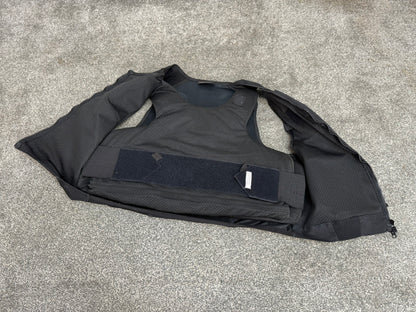 Ex Police Black Cooneen Body Armour Vest XL Anti Stab & Ballistic HG1A & KR1 Security