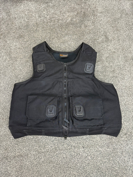 Ex Police Black Cooneen Body Armour Vest XL Anti Stab & Ballistic HG1A & KR1 Security