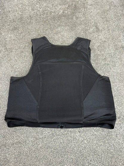 Ex Police Black Cooneen Body Armour Vest XL Anti Stab & Ballistic HG1A & KR1 Security