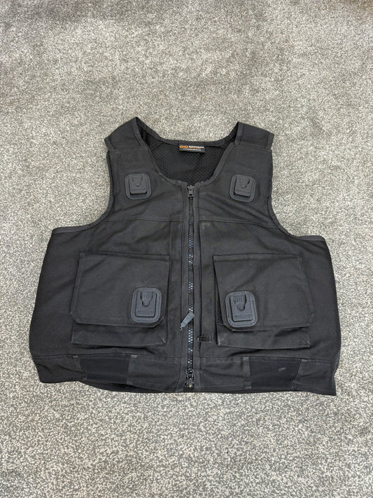 Ex Police Black Cooneen Body Armour Vest M-L Anti Stab & Ballistic HG1A & KR1 Security