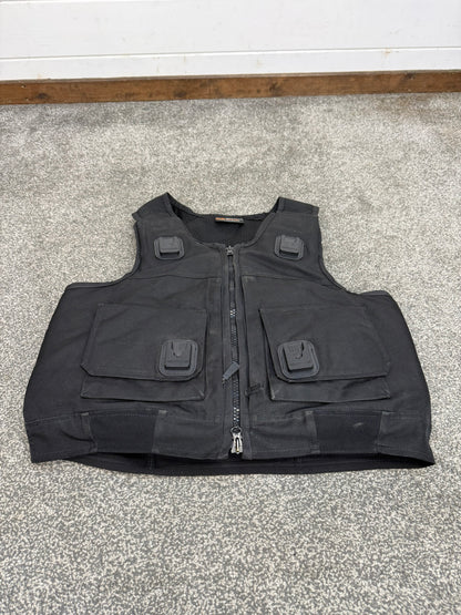 Ex Police Black Cooneen Body Armour Vest M-L Anti Stab & Ballistic HG1A & KR1 Security
