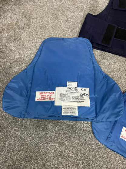 Ex Metropolitan Police Body Armour Vest With Panels Vintage 1988 Issue Collector Display