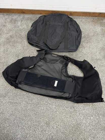 Ex Metropolitan Police Black Cooneen Body Armour Vest Anti Stab & Ballistic HG1A & KR1