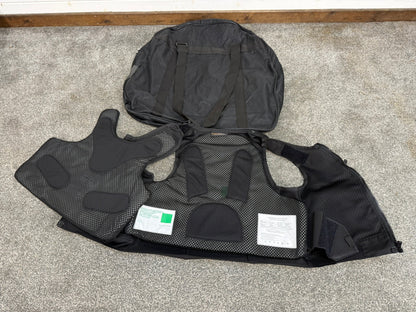 Ex Metropolitan Police Black Cooneen Body Armour Vest Anti Stab & Ballistic HG1A & KR1