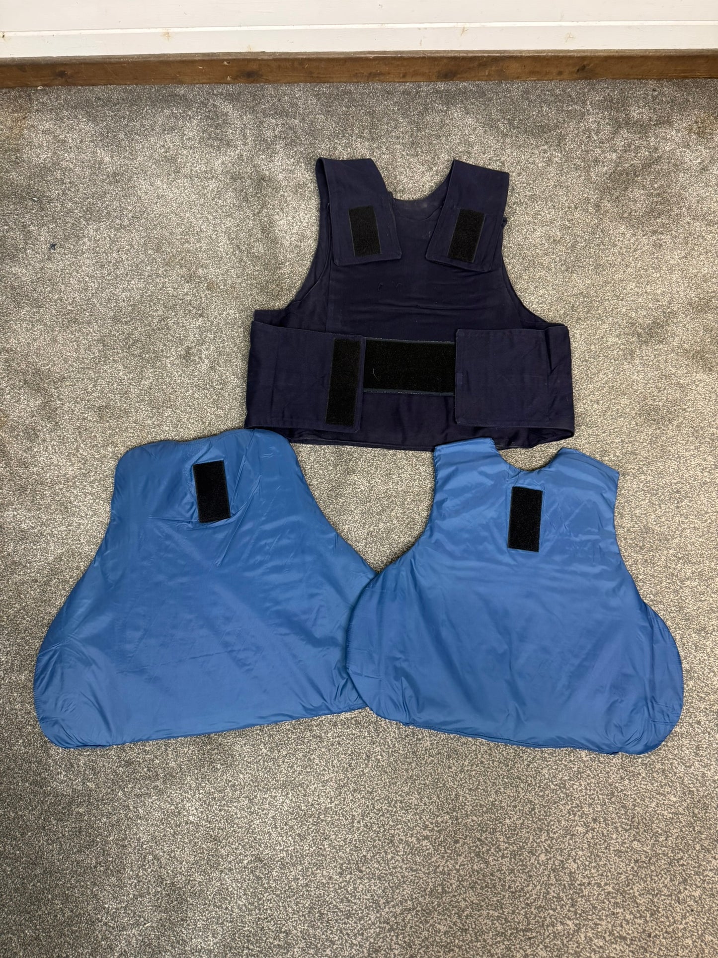 Ex Metropolitan Police Body Armour Vest With Panels Vintage 1988 Issue Collector Display