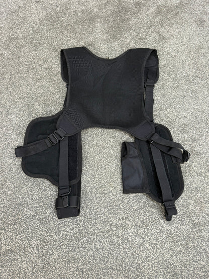 Ex Police Covert Shoulder Harness Security Close Protection Klickfast Cuff Baton CS Pouch