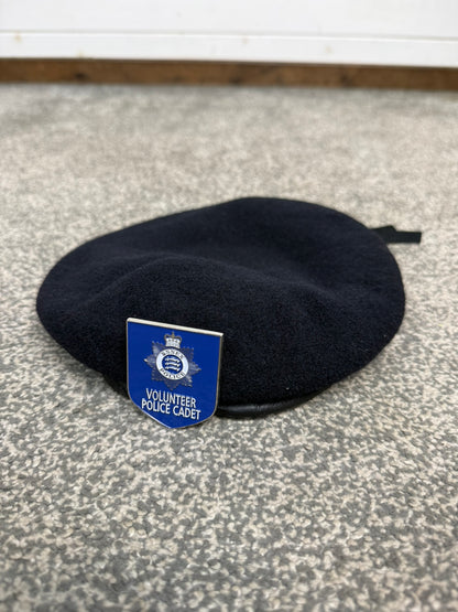 Ex Essex Police Volunteer Police Cadet Beret 57cm VPC Cadet Display Collector
