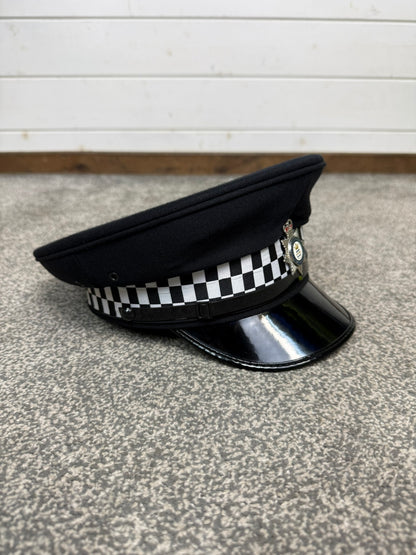 Ex Cambridgeshire Constabulary Police Peak Cap 58cm Obsolete Collector